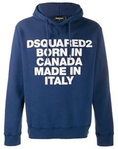 Толстовка с капюшоном и принтом Dsquared2