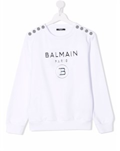 Худи с логотипом Balmain kids