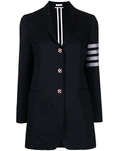 Однобортный блейзер с полосками 4 Bar Thom browne