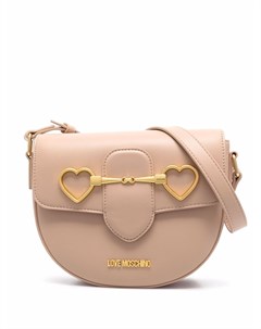 Сумка на плечо с пряжкой Love moschino