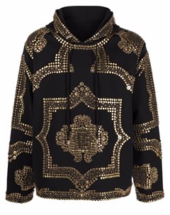 Худи оверсайз с заклепками Balmain