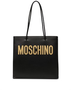 Сумка тоут с логотипом Moschino