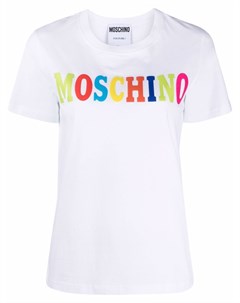 Футболка с логотипом Moschino