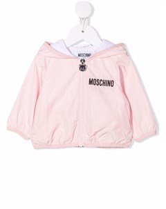 Куртка на молнии с логотипом Moschino kids