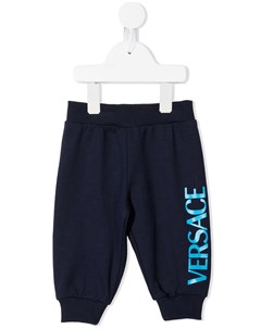 Спортивные брюки с логотипом Versace kids