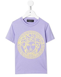 Футболка с принтом Medusa Versace kids