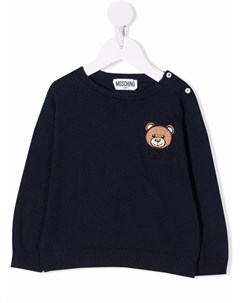 Джемпер с нашивкой логотипом Moschino kids