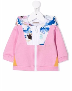 Худи на молнии с абстрактным принтом Emilio pucci junior