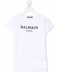 Футболка с логотипом Balmain kids