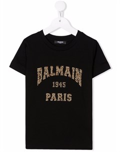 Футболка с логотипом Balmain kids