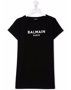 Футболка с логотипом Balmain kids