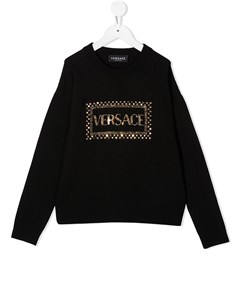 Толстовка с логотипом Versace kids