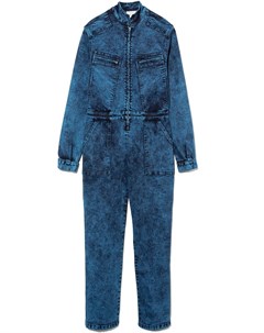 Джинсовый комбинезон с длинными рукавами Stella mccartney kids