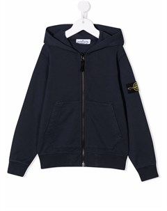 Куртка с нашивкой логотипом Stone island junior