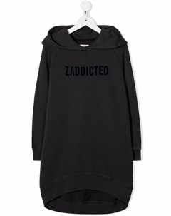 Платье худи с логотипом Zadig & voltaire kids