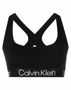 Бюстгальтер бралетт с логотипом Calvin klein