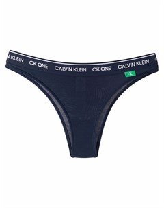 Трусы стринги с логотипом Calvin klein