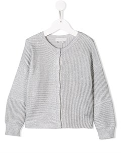 Кардиган с эффектом металлик Stella mccartney kids