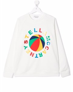 Топ с длинными рукавами и логотипом Stella mccartney kids