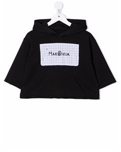 Худи с нашивкой логотипом Mm6 maison margiela kids