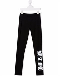 Легинсы с логотипом Moschino kids