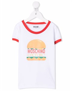 Футболка с логотипом Moschino kids