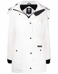 Пуховик с нашивкой логотипом Canada goose