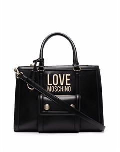 Сумка тоут с логотипом Love moschino