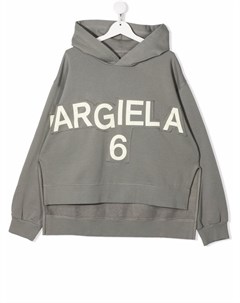 Худи оверсайз с логотипом Mm6 maison margiela kids