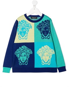 Толстовка с принтом Medusa Versace kids