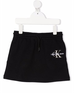 Юбка мини с вышитым логотипом Calvin klein kids