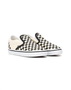 Слипоны в шахматную клетку Vans kids