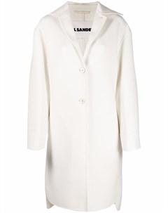 Пальто прямого кроя Jil sander