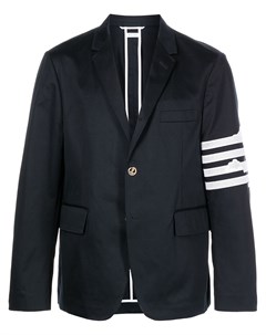 Однобортный пиджак с полосками 4 Bar Thom browne