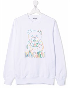 Толстовка с вышитым логотипом Moschino kids