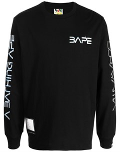 Топ с длинными рукавами и логотипом A bathing ape®