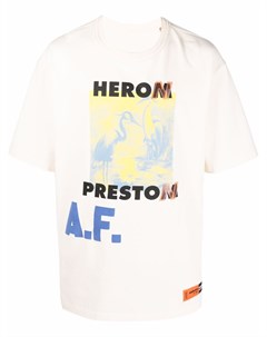 Футболка с графичным принтом Heron preston