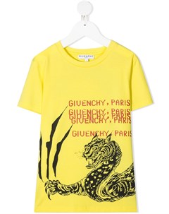 Футболка с короткими рукавами и логотипом Givenchy kids