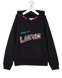 Худи с логотипом Lanvin enfant