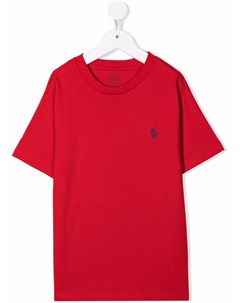 Футболка с вышитым логотипом Ralph lauren kids