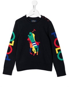 Джемпер Polo Bear вязки интарсия Ralph lauren kids