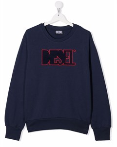 Толстовка с вышитым логотипом Diesel kids