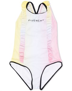 Купальник с оборками и логотипом Givenchy kids