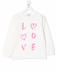 Толстовка с принтом Love Stella mccartney kids