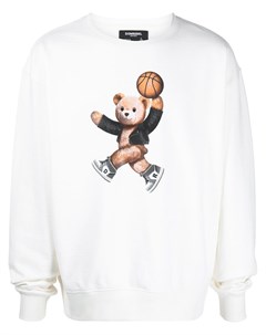 Толстовка Basketball Bear с графичным принтом Domrebel