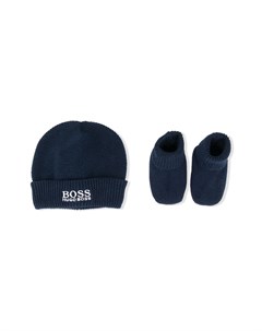 Комплект из шапки бини и пинеток Boss kidswear