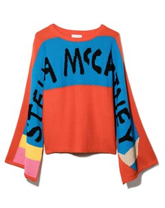 Джемпер Pencil с логотипом Stella mccartney kids