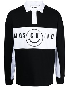 Рубашка поло с логотипом Moschino