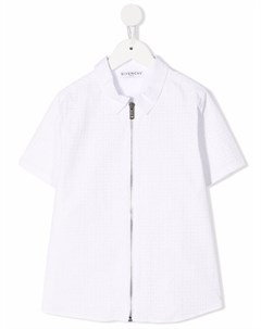 Рубашка на молнии с логотипом Givenchy kids