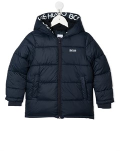 Пуховик с логотипом Boss kidswear